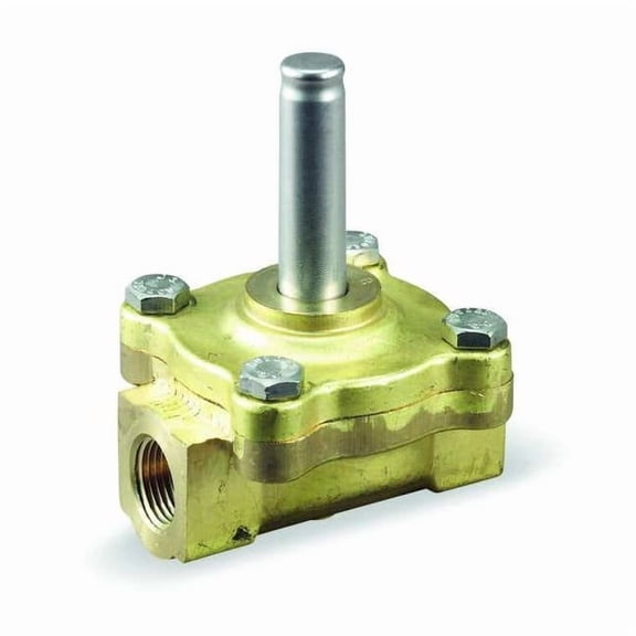 Dayton Brass Solenoid Valve Less Coil, Normally Closed, 3/4 in Pipe Size 008044