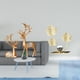 thumbnail image 2 of Estatua de escultura de ciervo,Estatua de ciervo,adorno de mesa,decoración del hogar,Colecciones de decoración de figuras de pareja de renos enamorados,Estatua de estatuilla,Estatuas de hojas, 2 of 8