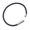 thumbnail image 3 of Brazalete para Hombre LUCKMAN Piel Vegana y Acero Inoxidable Modelo Cala azul UNITALLA, 3 of 6