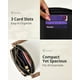 thumbnail image 3 of Bandolera Vantamo Stone Black Leather para mujer, 3 of 6