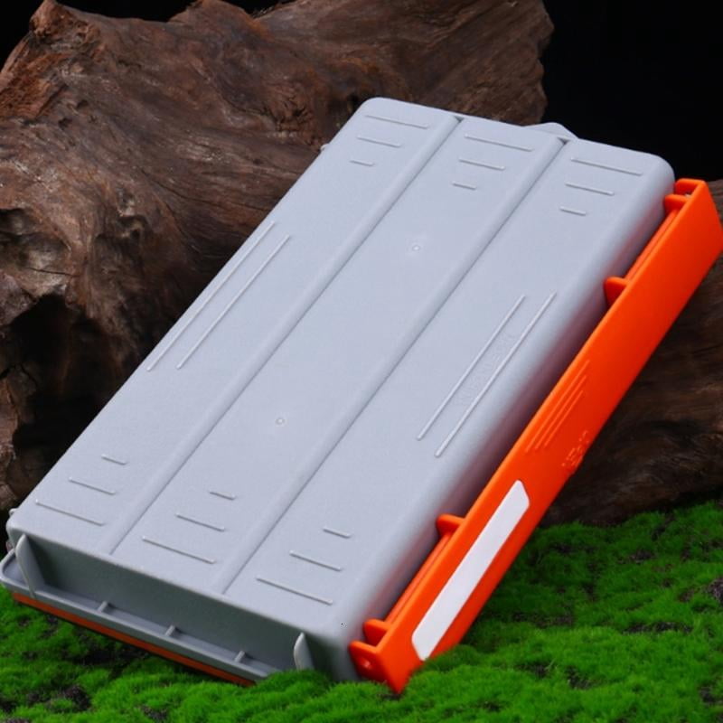 CEORPER Fishing Tackle Box Lure Storage Box Clear Lid Tray Box Baits Separator