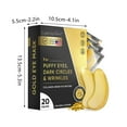 thumbnail image 3 of Mascarilla para ojos Xihbxyly de oro de 24 quilates 20 pares, 3 of 7