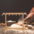 thumbnail image 1 of UPOUART Noddle Drying Rack Pasta Dryer Rack Beech Wood Drying Pasta Makers 1Set, 1 of 8