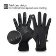 thumbnail image 3 of Guantes impermeables para motocicleta, forro polar térmico para exteriores, resistentes al agua, pantalla táctil, accesorios para montar en moto, invierno, 3 of 5