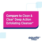 Equate Facial Cleanser Exfoliating Scrub with Deep Clarifying Ingredients, 5 oz