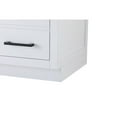 thumbnail image 5 of Elegant Kitchen and Bath Alden 60 Inch Single Bathroom Vanity In White, 5 of 13