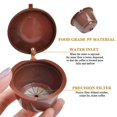 thumbnail image 4 of 3 filtros de café no desechables, cápsulas de café recargables reutilizables, compatibles con máquinas Nescafé Dolce Gusto con 1 cuchara de café y 1 cepillo de limpieza, color marrón Rojo Verde, 4 of 5