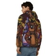 thumbnail image 5 of Lsque Five Nights At Freddy'S for Mens Full-zip Hoodie, Zip-up Pullover Hooded Sweatshirt, Kangaroo Pocket Hoodie Ideal for Daily Wear, Travel, and Home-Large, 5 of 8