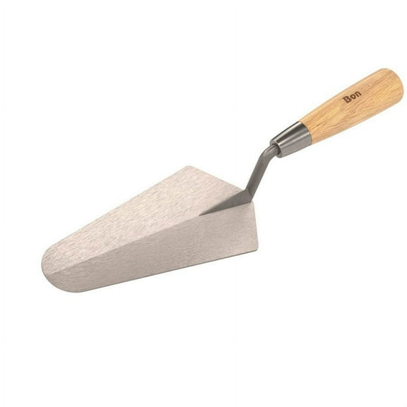 Bon Tool 12-202 Gauging Trowel - 7-inch X 3 3/8-inch Wood Handle