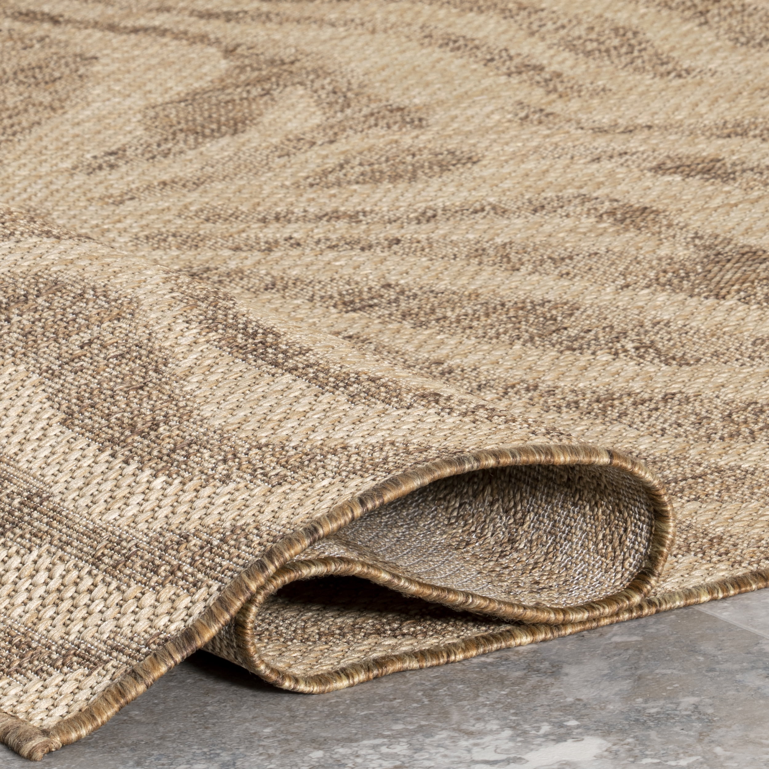 nuLOOM Katrine Zebra Indoor/Outdoor Area Rug, 8' x 10', Beige