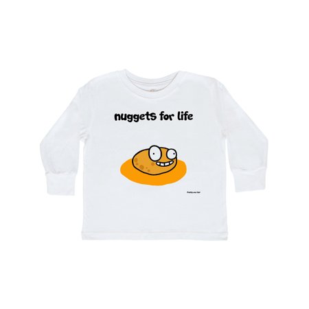 

Inktastic Nuggets for Life Gift Toddler Boy or Toddler Girl Long Sleeve T-Shirt