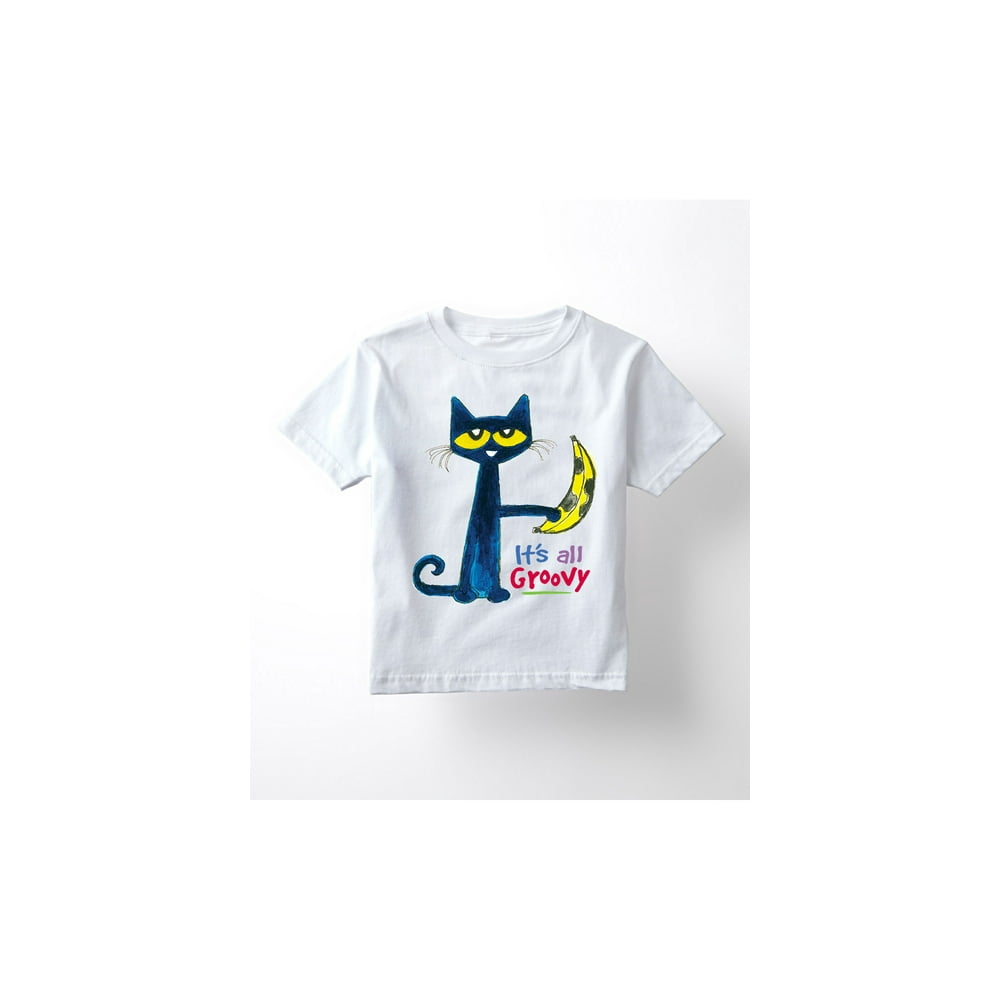 PETE THE CAT Pete The Cat It's All Groovy Toddler Short Sleeve TShirt