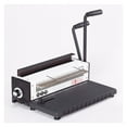 thumbnail image 2 of Double Coil Iron Ring A4 Binding Machine 34 Holes Full Drawing Knife Calendar Document Album Punching Machine ,Pinpoint Punching, 2 of 3