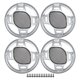 thumbnail image 1 of Tono Plateado de 8 pulgadas, 1 of 7