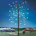 Collections Etc. LED Solar Willow Tree, Outdoor Solar Tree with