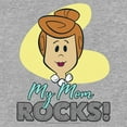 thumbnail image 2 of Boy's The Flintstones My Mom Rocks Graphic Tee Athletic Heather Large, 2 of 5