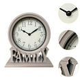thumbnail image 6 of deevoka Family Desk Clock Arabic Numerals Easy to Read Retro Minimalist Mantel Clock A, 6 of 9