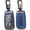 Short Keychain Blue, variant on Key Fob Cover Compatible with Dodge Ram 1500 Limited 2500 3500 4500 5500 2020-2026 3/4/5/6 Button Leather Keychain Case Holder Protector,Long Keychain Black