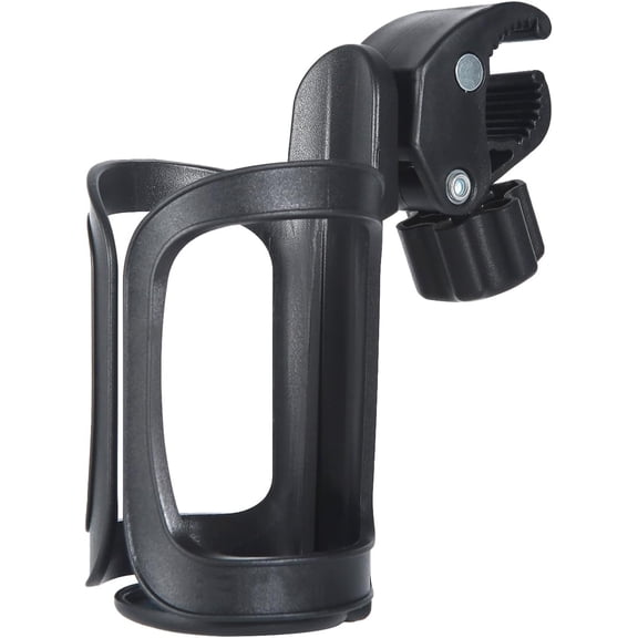 RUseeN Universal Stroller Cup Holder,Upgrade Cup Holder for Walker, Attachable Bike Water Bottle Holder,Drink Holder Attachment for Wheelchair, Motorcycle, Scooter, Bicycle, Rolling Walker, Trolley