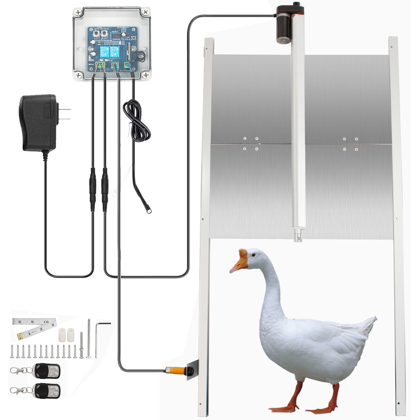 VEVOR Automatic Chicken Coop Door Opener 20in Wide Duck Door Opener
