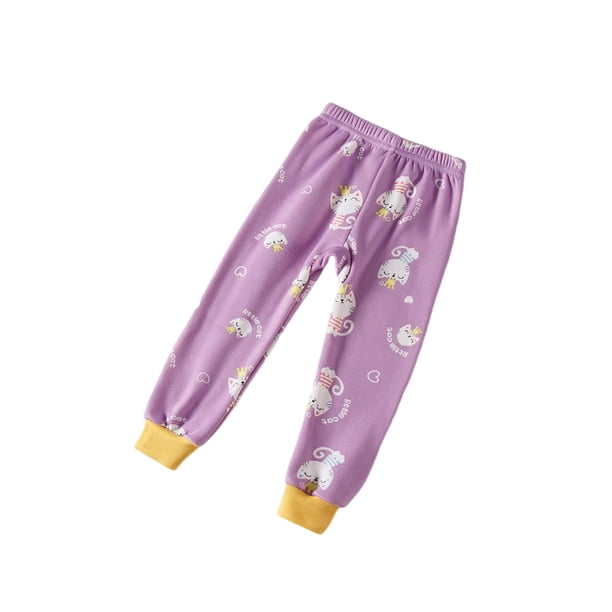 Sonducket Pantalones cálidos elásticos para niños, pantalones para el hogar transpirables a prueba de viento, amigables con la piel, ropa Type2 NO2