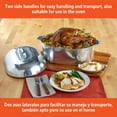 thumbnail image 6 of IMUSA 18" Cajun Cast Aluminum Oval Roaster with Lid & Tray, 6 of 10