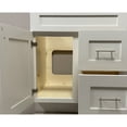 thumbnail image 4 of 75" Double Bathroom Vanity Base only in White, 4 of 7