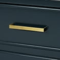thumbnail image 3 of Ariel Stafford 61 Inch Double Rectangle Sink Vanity With White Quartz Countertop W/1.5" Edge In Midnight Blue, 3 of 11