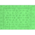 thumbnail image 1 of Ahgly Company Indoor Rectangle Abstract Emerald Green Modern Area Rugs, 2' x 5', 1 of 4