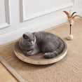 thumbnail image 4 of Cat Scratcher Cardboard Bed,2-in-1 Round Cat Scratch Pad and Rest Mat,Elliptical Corrugated Cardboard Bed for Furniture Protection and Indoor Rest, 4 of 6