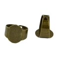 thumbnail image 2 of lionlar 10 Pieces Bezel Adjustable Base Tray Blank Bases Setting DIY Findings. Bronze, 2 of 9