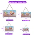 thumbnail image 5 of Peace Love Pride Labrador Retriever with Rainbow Sunglasses LGBT LGBTQ+ Landscape Wood Sign Lab Dog Lover Gifts Hanging Wall Home Decor - 01004, 5 of 5
