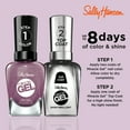 thumbnail image 6 of Sally Hansen Miracle Gel Nail Color Polish, Metro Midnight, 0.5 fl oz, No UV Lamp Needed, Vegan, 6 of 12