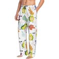thumbnail image 6 of Honiee Orange Green Avocado for men - a sleek fusion of Straight Pajama Pants, versatile Lounge Pants, and cozy Sleepwear, all rolled into one-XX-Large, 6 of 6