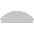 thumbnail image 5 of Ekena Millwork 50"W x 19-3/8"H x 2-3/4"P Segment Arch Smooth Architectural Grade PVC Combination Pediment, 5 of 7