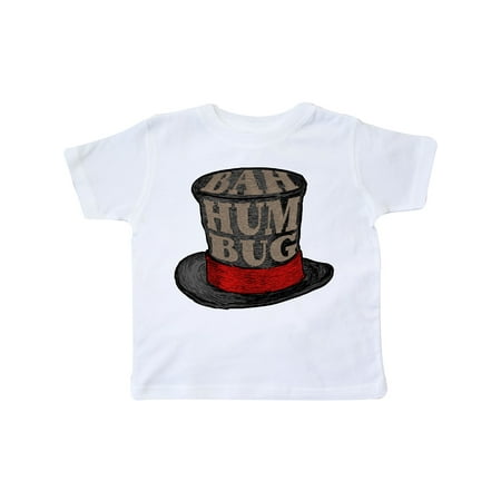 

Inktastic Scrooge s Top Hat Bah Humbug Gift Toddler Boy or Toddler Girl T-Shirt