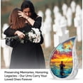 thumbnail image 3 of SABURIAL Fishing Urn - Memorial Urn for Human Ashes - Combo 3 - Large with 3 Inch Pack of 4 - Human Remains for Mom & Dad - Keepsake Urns for Men & Women - Decorative Urns, 3 of 7