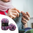 thumbnail image 4 of hengsof Milk Cotton Yarn for Crocheting Colorful Knitting Yarn Multi Colored Yarn Soft Rainbow Yarn Crochet Yarn for Crocheting and Knitting Craft Project, 4 of 5