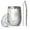 White-4, variant on Floral 12oz Stainless Steel Insulated Wine Tumbler with Lid and Straw – Double Wall Vacuum Mug for Hot & Cold Drinks, 304 Steel Interior, Sweat-Free Design,Thanksgiving,Christmas, Spring,Flower