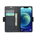 thumbnail image 5 of Funda tipo cartera iPhone 12 Mini con cierre magnético, RFID, tarjetero, soporte, carga inalámbrica, 5 of 5