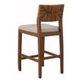thumbnail image 6 of Home Square 27" Abaca Counter Stool in Natural/Nova Brown - Set of 3, 6 of 9