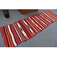 thumbnail image 2 of Red Kitchen Rugs, , Oushak Rugs, Rugs For Bedroom, Vintage Rug, 2.7x9.6 ft Area Rug, Turkish Rug, Herki Rug, Organic Indoor Rug, 2 of 10