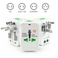 thumbnail image 4 of Universal Worldwide Adapter Electric Socket AU UK US EU Plug Adaptor Travel Wall Charger AC Power Option 2 USB Charging, 4 of 8