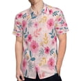 thumbnail image 4 of High Quality Hawaiian Shirts for Men Short Sleeve Aloha Beach Shirt Floral Summer Casual Button Down Shirts Blouses 4YNHNR, 4 of 7