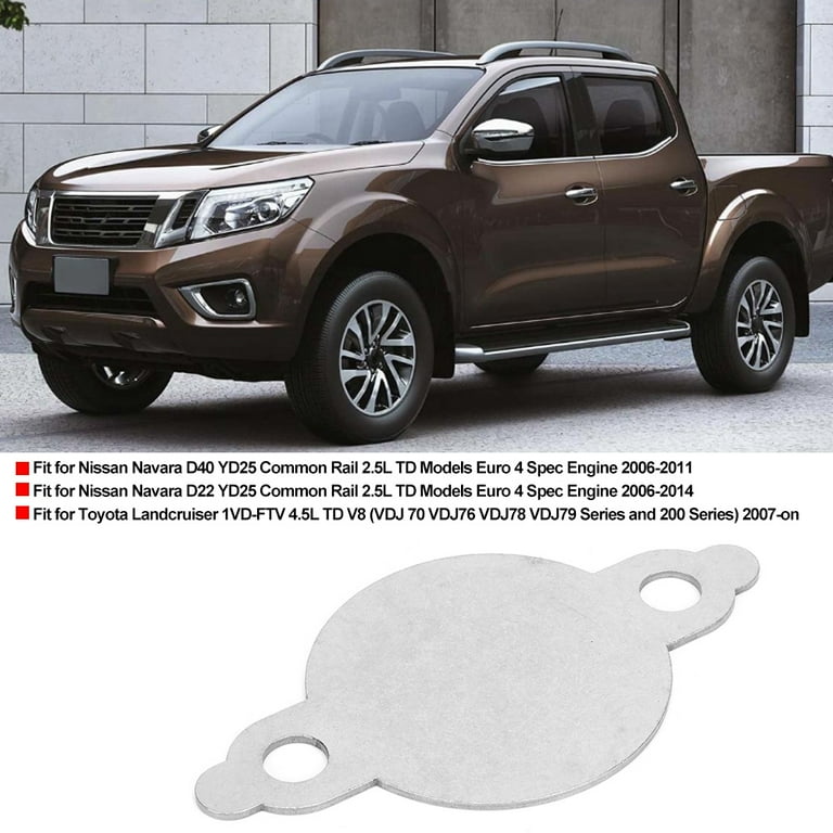 EGR Valve Blanking Plate Fit For Nissan Navara D40 YD25, 60 OFF
