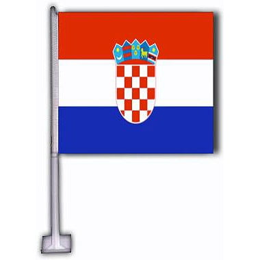 Croatia - Drapeaux Automobiles