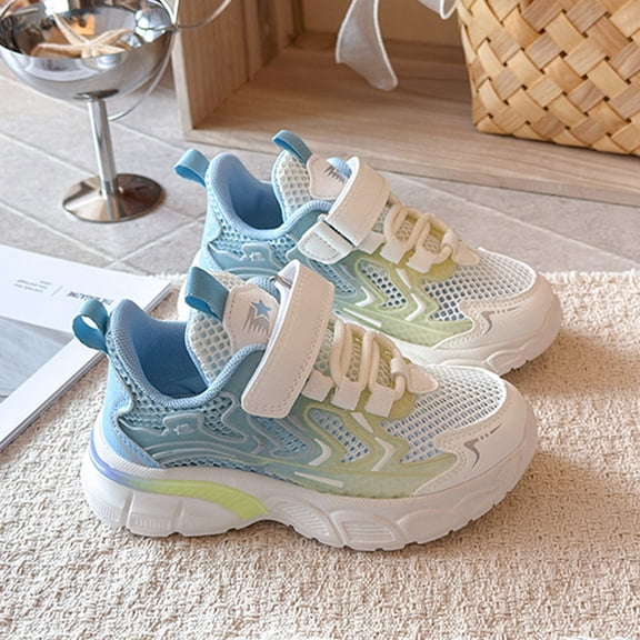 Willtoo Kids Toddler Running Sneakers Boys Girls Lightweight Mesh School Student Casual Athletic Shoes Everyday Wear