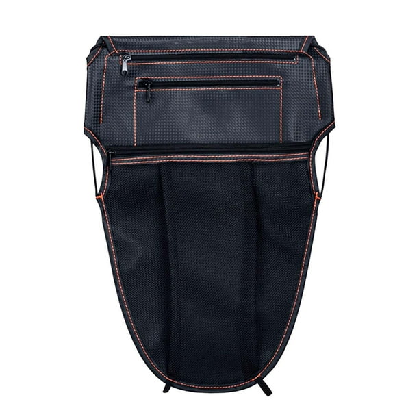 Bolsa para debajo del asiento de la motocicleta, pequeña bolsa de almacenamiento de herramientas, accesorio interior fácil de instalar grande
