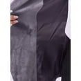 thumbnail image 5 of INSPIRE CHIC Women's Velvet Blazer Solid Color Shawl Collar One Button Wear-to-Work Suit Jacket 2XL Dusty Purple, 5 of 6