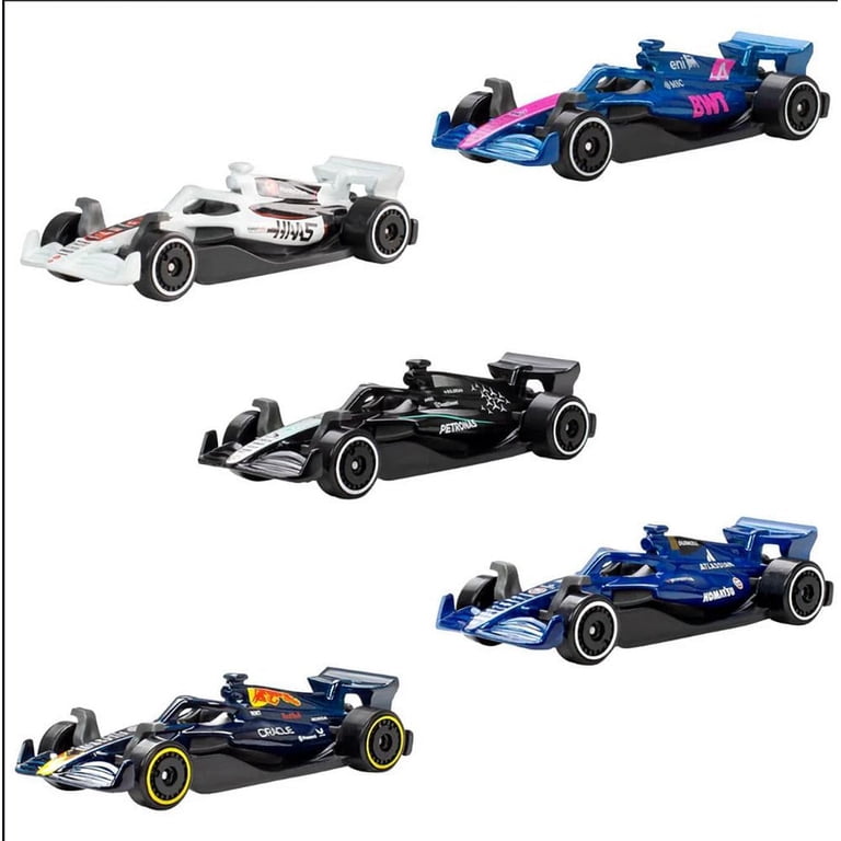 Hot Wheels Formula 1 Die-Cast Cars 2 x 5-Pack F1 2024 and 2025
